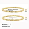 Strand Gold Color 4/6MM Acrylic Beads Bracelets For Women Round Elastic Charm Bracelet Chain Vintage Jewelry Gift