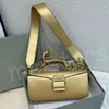 Designer lápis gato saco caixa de couro fosco padrão crocodilo bolsa feminina ferrolho jóia fecho crossbody sacos ombro bolsa