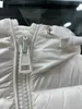 Tasarımcı Kış Down Down Puffer Ceket Kadınlar Sıcak Üst Parka Beyaz Downs Pembe Astar Eğitim Zipper Tasarım Uzun Kollu Kapşonlu Katlar Üç Stil Winters Ceketleri Kadın