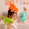 Peluche caméléon en peluche, animaux en peluche, poupée douce, cadeau d'anniversaire pour garçons et filles