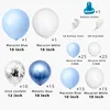 Decorazione Ghirlanda di palloncini blu Matrimonio Compleanno Decorazione di compleanno del 1° anno Bambini Baby Shower Boy Baloon