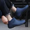 Boots de pluie femme étanche à la cheville caoutchouc femelle confort de travail jardin galoshes chaussures