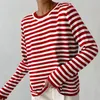 Women's Sweaters Striped Sweater Bottoming 2023 Core-spun Knitted Fashion All-match Winter Clothes Women