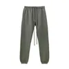 Autumn Winter USA 3M Reflective Pants Byxor Casual Matcha Green Coffee Bruwn Drawstring Sweatpants Men Women Jogger 01