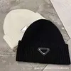 Ball Caps Top Designer Luxury Hat Korean Fashion Inverted Triangle Knitted Hat Casual Versatile Woolen Men's Cold Va5t