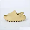 Slippers 2024 New Designer Newborn Baby Shoes Resin Slippery Cover Smoky Ash Boys And Girls Children's Sandals