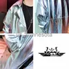 Giacche da uomo Performance Trench Long Trench Men Shiny Night Club Dance Stage Men Maglo Cape Coat manica lunga Capote Masculino Gold Silver XXL J230811