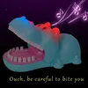 Pull Toys Crocodile Zähne Bite Toy Crocodile Teeth Game Interessantes Dinosaurier -Stabspielzeugspielzeug Kinder Interaktive Romane Tricks Techniken und Witze Z230814