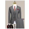 Men's Suits Custom Made Groom Wedding Dress Blazer Pants Business High-end Classic Trousers SA07-47999