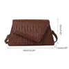 Evening Bags 2023 Womens Casual Square Bag Lozenge Shoulder Vintage PU Leather Quilted Crossbody Lady Simple