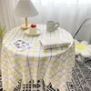 テーブルクロスインスタイル学生デスク寮のガールハートベッドルーム長方形の日本の格子縞の小さな新鮮なマット