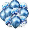 Decoratie Blauw Nummer Folie Ballonnen Grote Gelukkige Verjaardag Bruiloft Decoratie Jaren Oude Ballonbenodigdheden