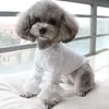 Psa odzież puppy t-shirt cienki sekcja bawełniana bawełniana urocza koronkowa pullover dna koszula misia ubrania bichon pudle ubrania psa xs 230810