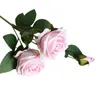 Dekoracyjne kwiaty Flanela Perła Rose sztuczny kwiat Dekoracja Dekoracja Dekoracja ślubna do dekoracji imprezowych