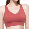 Yoga Outfit Women Strappy Sports Bras Cross Back Sexy Padded Fitness Bra Gym Workout Running Crop Top Breathable Beauty Original