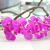 Fleurs décoratives Real Touch Butterfly Orchid Artificiel for Wedding Decoration Fake Bouquet Moth salon Decor Home