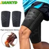 Arm Leg Warmers 2Pcs Sports Compression Upper Leg Sleeves - Thigh Hamstring Compression for Improved Blood Circulation Recovery Quad Support 230811