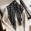 Seidenschal Damen Mode Foulard Satin Schal Schals Großer quadratischer Haarkopf Bandana Hijab Taschentuch