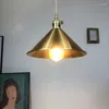 Lampade a sospensione luci retrò sospese per il soffitto camera da letto soggiorno vintage e27 testa industriale oro d'arredamento