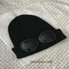 Bonnet Beanie bonnet Hat Cp Beaniecompany Beanie Cp Goggle Style Black Double Google bonnet chaud cp hat beanie company