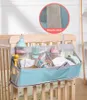 Boxes Storage# Large Hanging Storage Toy Diaper Pocket For Crib Organizer cot Bedside nursery bag Set Accessories Baby Stuff 230810