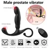 Anal Toys Silicone Anal Beads Butt Plug Vibrator Heating Wireless Control Male Prostate Massage G Spot Vibration Masturbator Sex Toy Man 230810