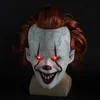 Film Stephen King's It 2 ​​Horror Pennywise Clown Joker Mask Tim Curry Mask Cosplay Halloween Party Props a mené Luminal Mask