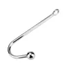 Anal Toys 1/3 Balls Anal Hook Prostate Massage Sex Toys Rostfritt Steel Butt Plug Anal Dilator med Ball Adult Products For Men Women 230810