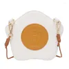 Вечерние сумки весело тост дизайн Crossbody Bag Pu кожаная мода Женские кошельки и сумочки девочка -плечо женская муфта 2023