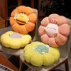 Gefüllte Plüschtiere weiche farbenfrohe Blumengefüllte Plüsch -Gänseblümchen -Blumen Form Pflanzenstuhl Kissen Home Sofa Dekor Soll Kinder Mädchen Geburtstagsgeschenk R230810