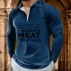 Męskie koszule cztery sezony 3D nadrukowane z długim rękawem moda mody pullover swobodna koszula