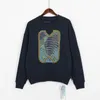 Men's Hoodies Sweatshirts Mens Cavempt Ce Spring and Autumn Psychedelic Printing Embroidered Sweater Loose Versatile Long Sleeves Top