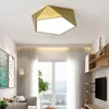 Światła sufitowe Nordic Minimalist Pokój Lekka Kreatywna geometryczna diamentowy Pentagon Nowoczesna domowa sypialnia domowa