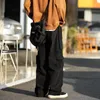 Mens Pants Retro Hip Hop Multi Pocket Cargo Casual High midje Streetwear 90 -talets baggy byxor Harajuku Straight Mopping Y2K 230810