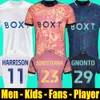 23 24 Bamford Llorente Soccer Jerseys Home Away 2023 2024 Adams Aaronson Harrison Sinisterra James Maillots de Football Kids Football Shird Leeds Unitedes