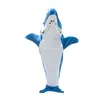 Couvertures Couverture de requin douce et chaude pour adultes avec design à capuche et combinaison ample 230810