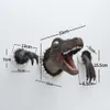 Dekoratif Nesneler Figürinler Dinozor Duvarı Montajlı Heykel 3D Duvar Patlama Asılı Dinozor Baş Reçine Dinozor Kafası Pençelerle Ev Dekoru 230810