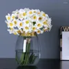 Decorative Flowers 6Pcs 15.7'' Artificial White Daffodils Plants Flower Arrangement For Party Wedding Office Home Decor