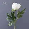 Decorative Flowers Artificial Bouquet Beautiful Silk Peony Wedding Home Table Decor Arrange Fake Plants Valentine's Day Present