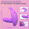 Vuxen leksaker drivande vibratorkvinnor dildo roterande teleskop anal plug fjärrkontroll vagina g spot massage klitoris stimulator sex leksak 230810