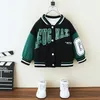 Jackor Spring Autumn Baseball Jacket Big Kids Boys Fashion Clothes For Teens Girls Cardigan 2 till 8 barn Outwear Coats Hoodies 230811