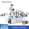 Zonesun 자동 라벨링 머신 병 상단 및 바디 라벨 애플리케이터 포장 ZS-TB822P 포장을 둘러보세요.