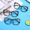 Güneş Gözlüğü Moda Retro Tasarımcı Anti Mavi Işık Kadınlar Gözlük Metal Kedi Göz Frame Marka Kalite Trendi Açık Kırmızı Soyan Bilgisayar Gözlük
