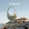 Вечерние сумки Китайский легкий люксовый бренд Songmont Luna Bag Роскошный дизайнер Подмышки Хобо Сумка на плечо Полумесяц Кожаный кошелек Сумка-клатч Сумка CrossBody