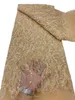 KY-2022 TULLE 2023 Высококачественное чистое вышивка из бисера кружева с блестками Нигерийская дизайн шить осенние банкет Декоративные свадебные платья Африканец