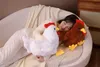 Gefüllte Plüschtiere 30/40 cm Neue Simulation großes Huhn und Stofftier Baby beruhigen Puppe Stofftiere für Kindersachen Geschenke für Kinder