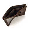 Wallets D 100% Cowhide Short Retro Men Brand Designer Vintage Style Men's Purses High Quality Male Card310Y