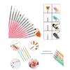 UV Gel med UV LED -lampmanikyr Set Poly Nail Gel Gel Polish Kit Nail Art Tools for Manicure Behöver Base Top Coat Nail Kit