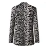 Women's Suits Snake Print Buttonless Blazers Women Sexy Leopard Long Sleeve 2023 Spring Autumn Chic Elegant Office Work Blazer Slim