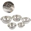 Bowls Brand Stainless Steel Stackable Travel 5Pcs With Scale BBQ Camping Hiking Kitchen Lightweight Mixing